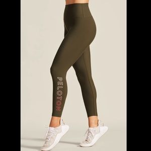 Peloton Cadence Legging Small Olive Green